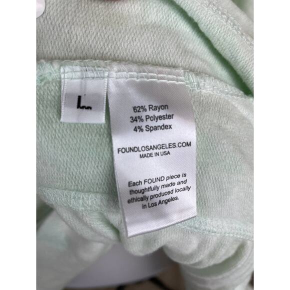 Found Nordstrom Mint Green Tie Dye Pullover Thin Sweater Long Sleeve L Large New - Picture 5 of 7